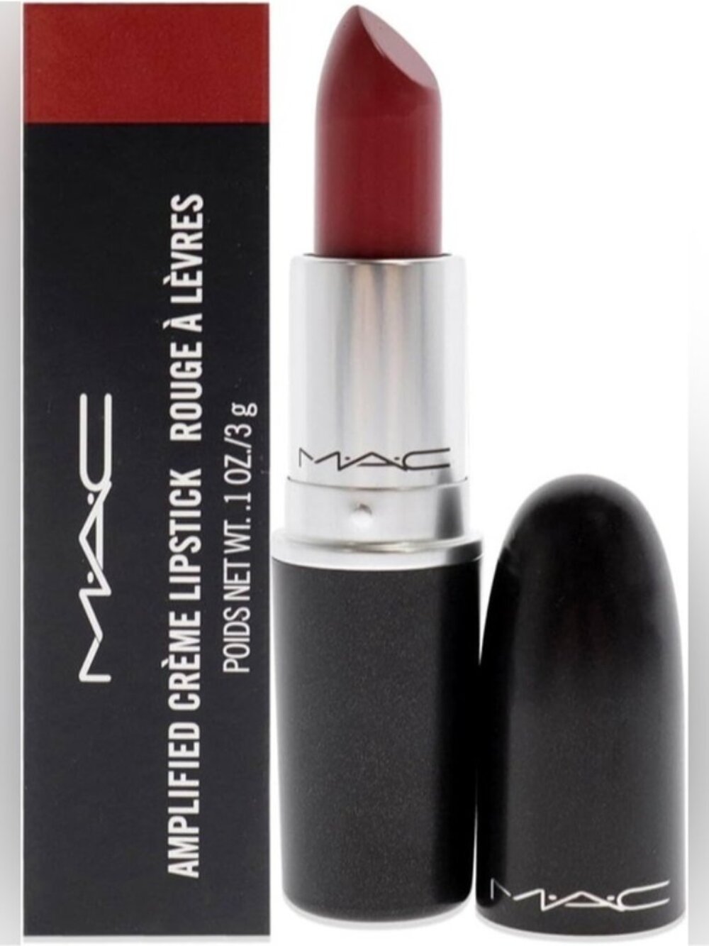MAC Cosmetics Brick O La warm classic red natural satin Lipstick FULL SIZE